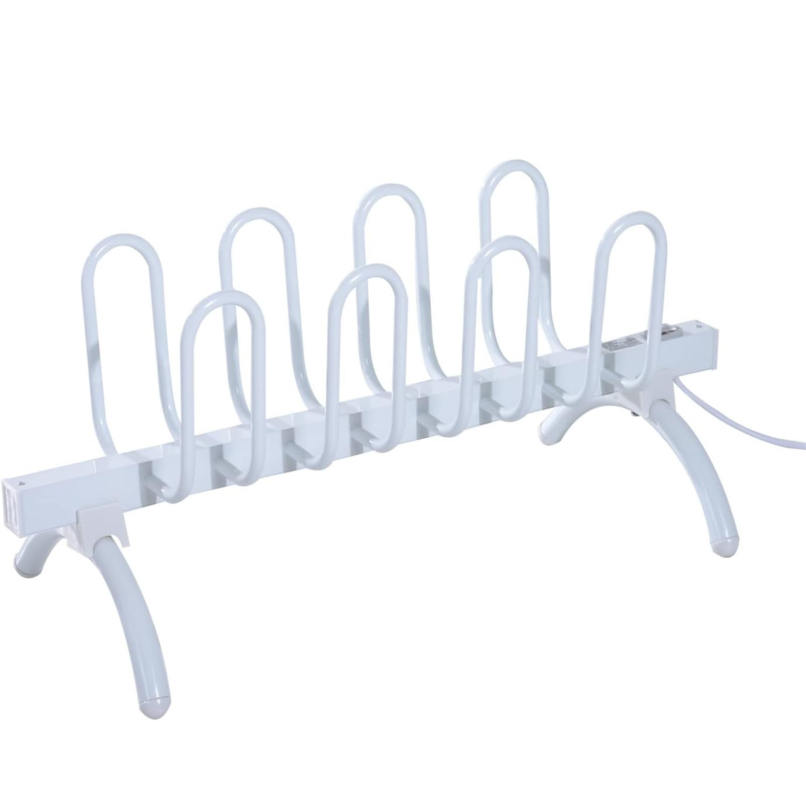Secador de zapatos eléctrico y calentador de botas para 4 pares, calentador deshumidificador rápido para cuero, tenis y botas, accesorio esencial para el cuidado de zapatos