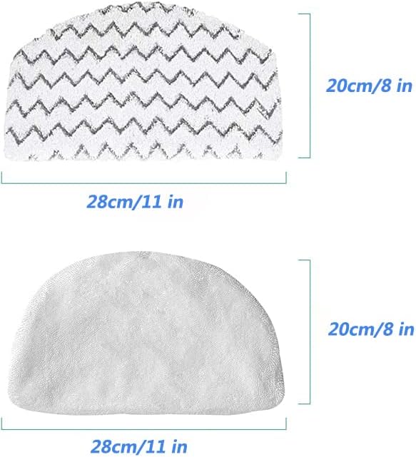 Miniatura 4 de Paquete de 10 almohadillas de repuesto para trapeador de vapor Bissell Powerfresh serie 1940 1440 1544 1806 2075, modelo 19402 19404 19408 1940a