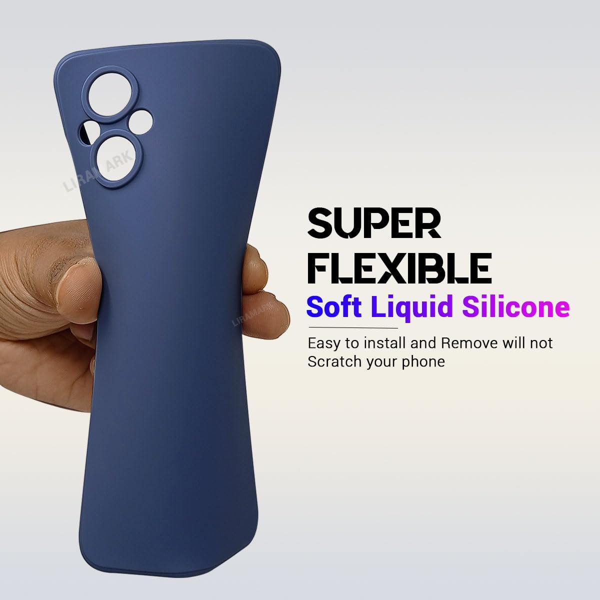 Oppo F21 Pro 5G Case - Silicone Blue -4
