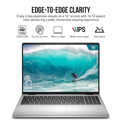 Image of 2026 16 Touchscreen Laptop Computer, 16 inch FHD+ Touch Screen Business Laptop, Windows 11 Pro, Intel Core 5 (10-Cores, Beat i7-1355U), 16GB DDR5 512GB SSD, Backlit 10-Key, Wi-Fi 6E, Copilot Key