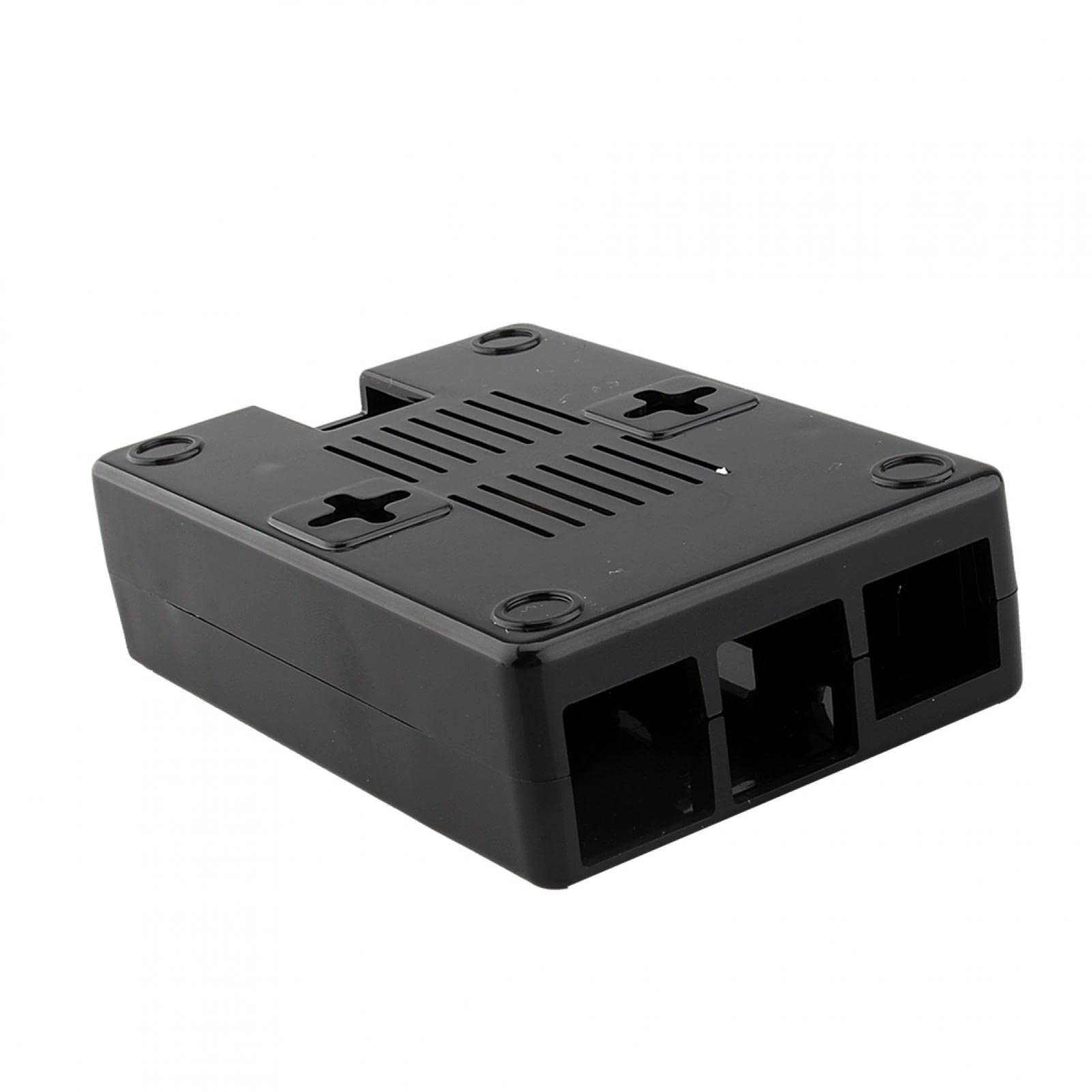 pour Raspberry Pi Modèle B + et Pi 2 Modèle B Boîte, B + Boîtier Noir en Plastique ABS Couverture Shell Sac Boîtier Ordinateur Boîte Fit pour Raspberry Pi 2 Modèle B