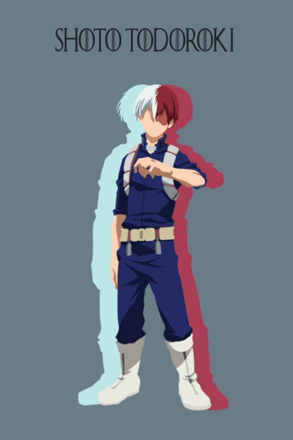 Shoto Todoroki: 120 Lined Pages, 6 x 9 Notebook • Writing Journal • Diary • Notepad ( Vol .10)