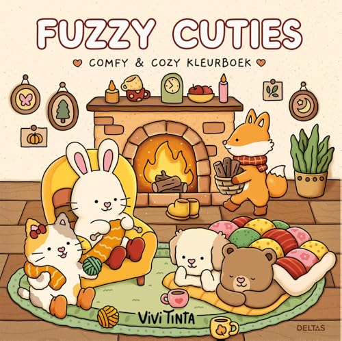 Fuzzy Cuties Cute & Comfy kleurboek Vivi Tinta