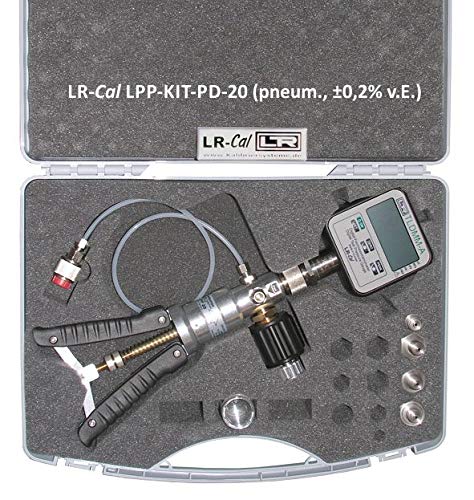 LPP-Kit-PD-20 Pneumatic Pressure Calibration Kit ±0.2% Accuracy (Absolute 0-145 PSI Gauge Range)