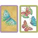 Entertaining with Caspari Double Deck of Bridge Playing Cards, Jumbo Type, Jeweled Butterflies