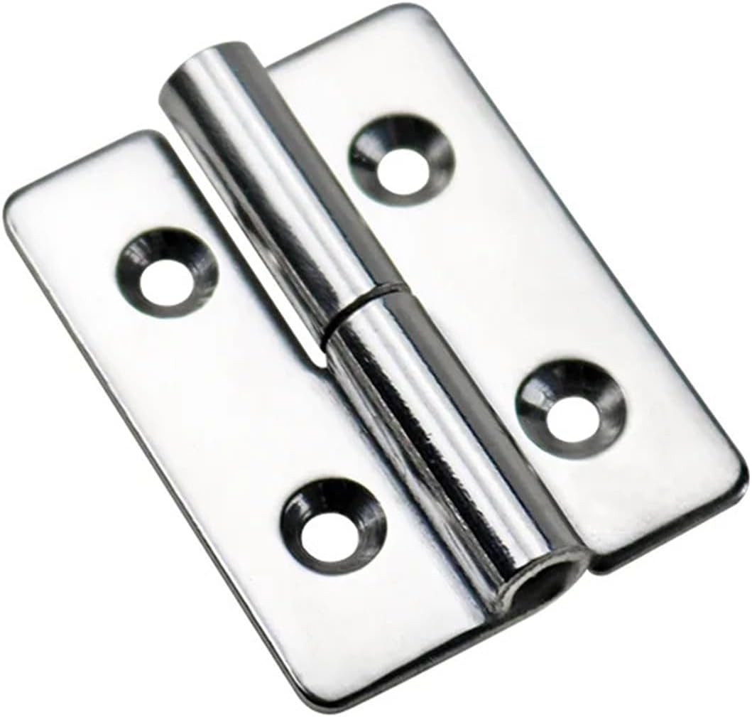 1.5-Inch Stainless Steel Hinge Industrial Electrical Equipment Sheet Door Hinge 1Pcs(Right)