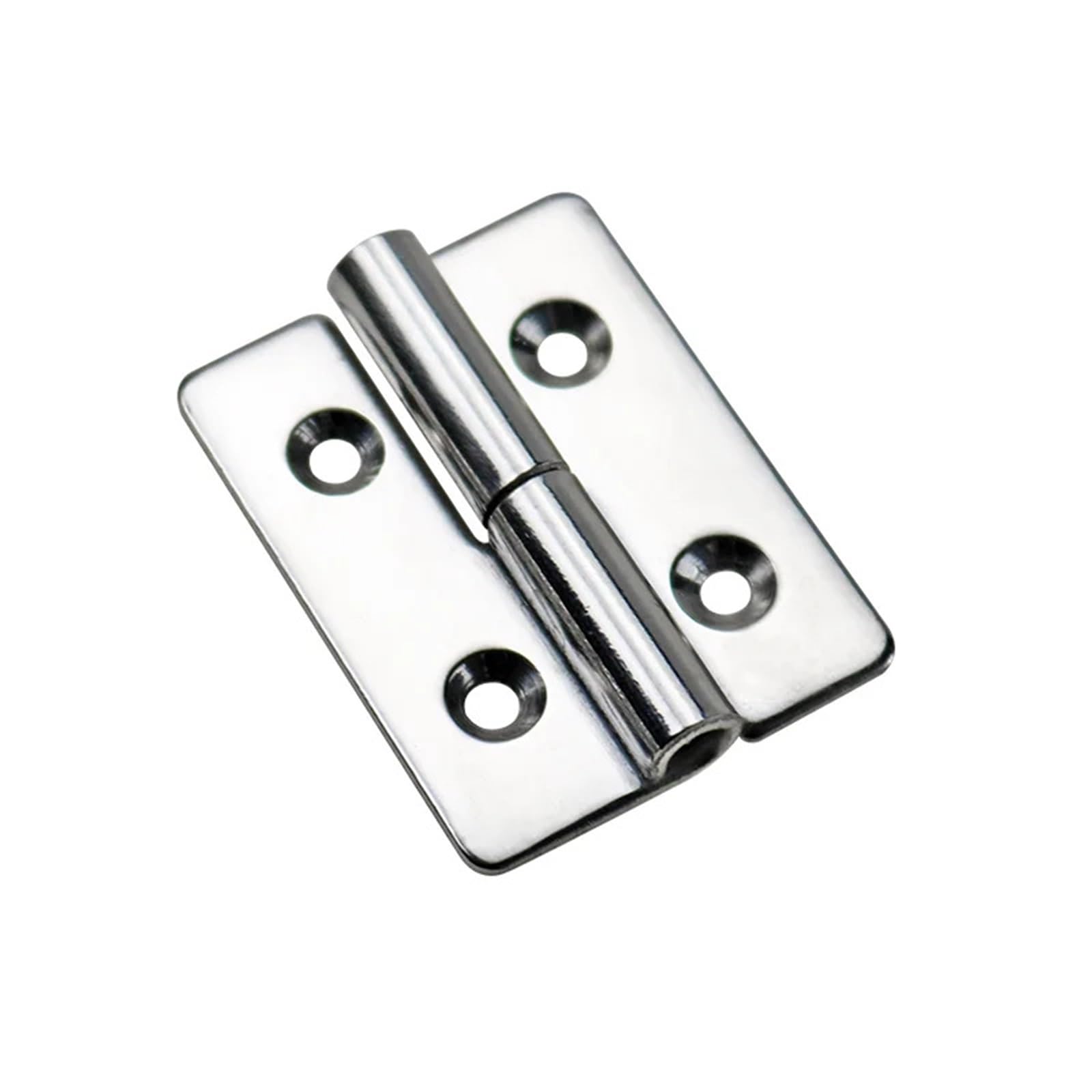 Charnière de porte d'armoire amovible gauche inox 1.5 pouces en tôle de meuble