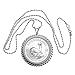 2020 South Africa 1 oz Silver Krugerrand BU Uncirculated Coin Solid 925 Sterling Silver Necklace NEW - Antelope