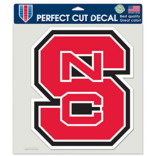 NCAA North Carolina State University Perfect Cut Color Decal, 8" x 8"