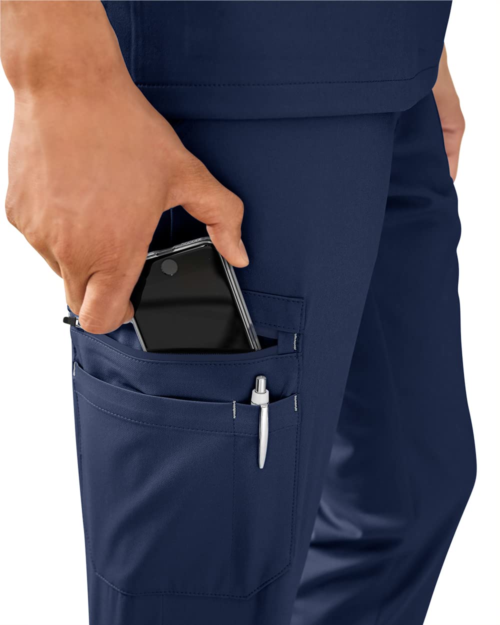 CLINIC DRESS Hose I kaere I Herren-Schlupfhose Pflegehose Arbeitskleidung I Gerades Bein Stretch I Industriewäsche geeignet | bis 75 Grad waschbar |