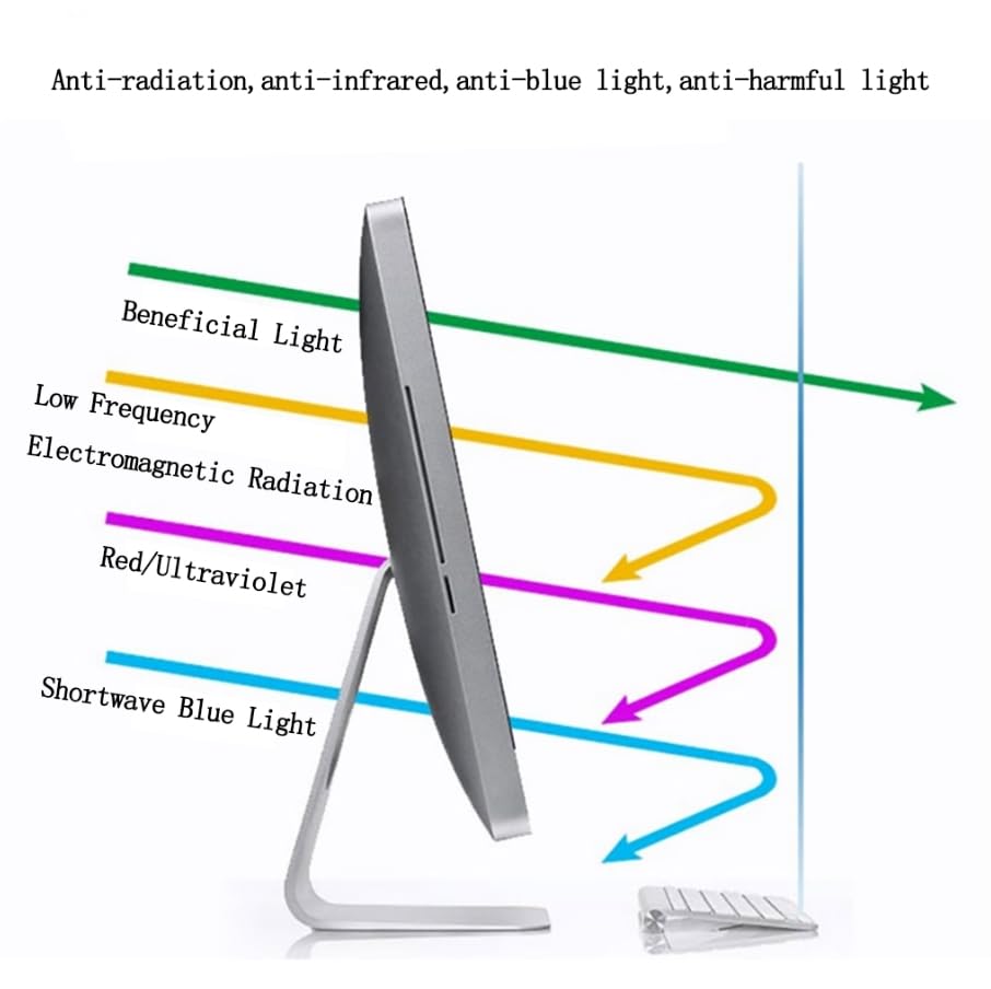 Computer-Bildschirmschoner, Computer-Displayschutzfolie 11,6-29 Zoll HD und grünes Licht(15"(340 * 280mm))