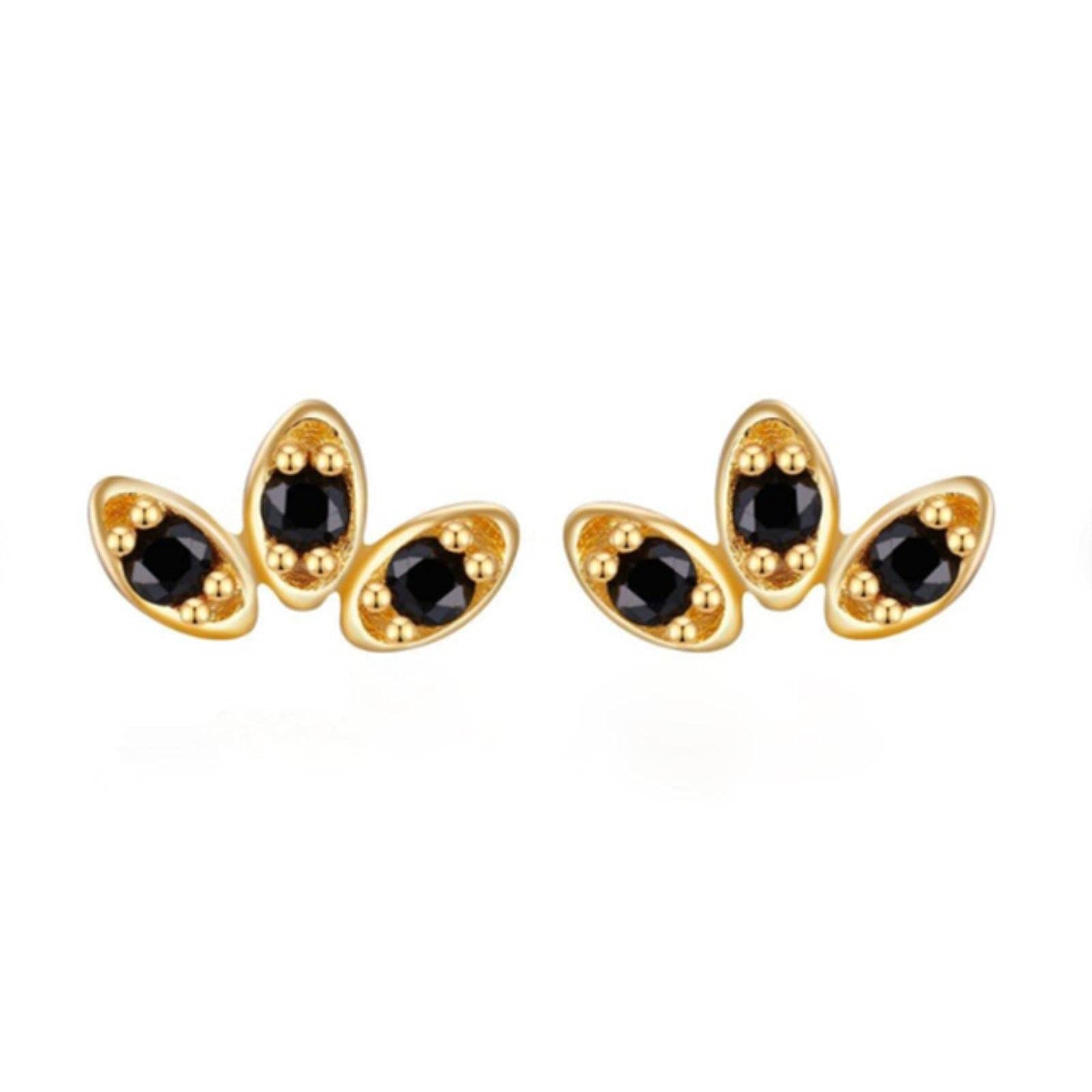 Boucles d'oreilles piercing argent 925 et zircon turquoise de haute qualité