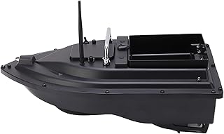 VBESTLIFE Bait Boat, Rc Fishing Boat Intelligent 2.4Ghzs One Hand Remote Control 2Kg Load Bearing Black Rc Fishing Bait Boat Us Plug 100 to 240V Other Fishing Tools and Accessories