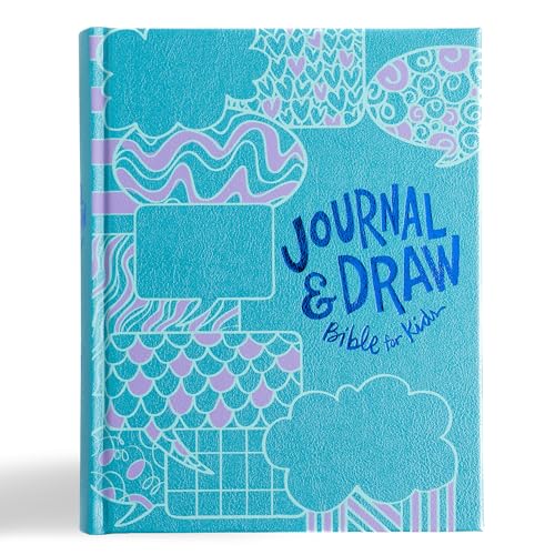 CSB Journal and Draw Bible for Kids, Teal...