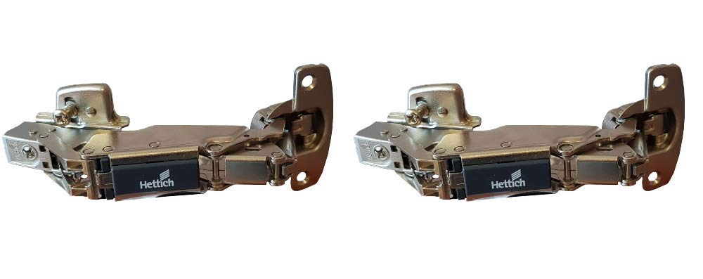 Hettich Sensys 8657I Th52 165 Degree Wide Angle Door Hinge Full Overlay Integrated Soft Closing Silent System Kitchen Cabinet Cupboard Wardrobe (9099540) X2