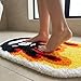 HYPEECE Flame Bape Rug 28x20 Inch – Cool Hypebeast Rugs for Bedroom, Bathroom & Man Cave, Soft Absorbent Non-Slip Machine Washable Area Rug, Gift for Kids & Teens, Hypebeast Room Decor (28”x20”)