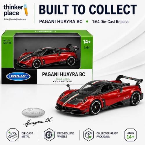 Image of Pagani Huayra Welly 1:64 Scale Die-Cast Metal Car