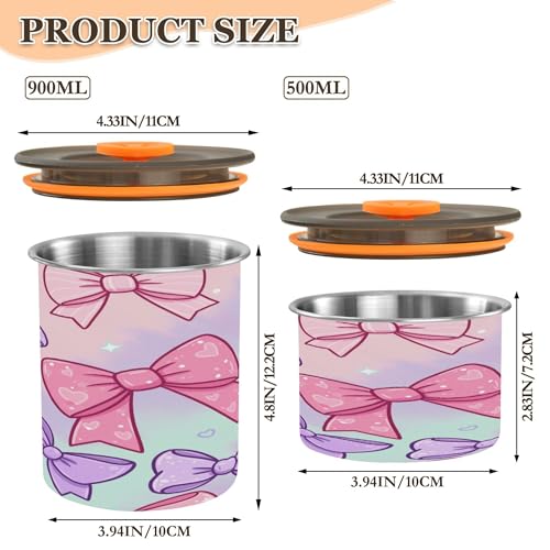 Contenedor hermético para café de acero inoxidable 17 oz miniatura 3