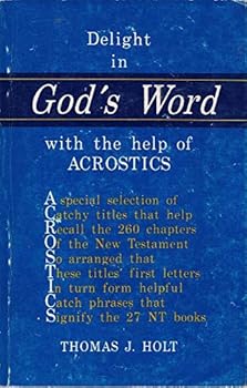 Paperback Delight in God's word with the help of acrostics Book