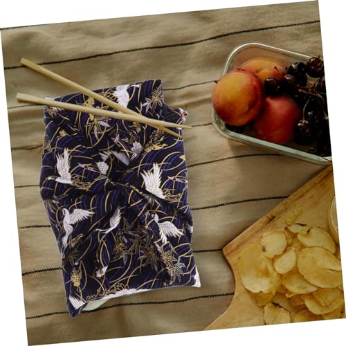 Tissu pour bento pliable de type chiffon pour protéger vos boîtes repas - 3