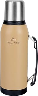 和平フレイズ 水筒 1リットル コップ付き 直飲み 2WAY コヨーテブラウン 保温 保冷 真空断熱ボトル ステンレスボトル RH-1625