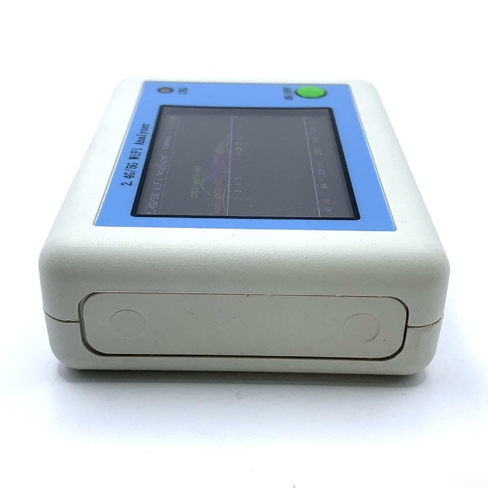Détecteur de signal sans fil 5 GHz pour analyseur de spectre avec écran couleur pour l'optimisation WiFi et la vérification des champs électromagnétiques – Unité portable