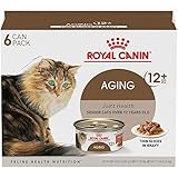 Royal Canin Aging 12+ Thin Slices in Gravy Variety Pack Wet Cat Food, 3 oz., Count of 6