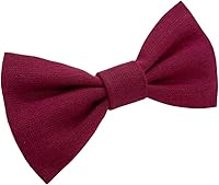 Vista 17 de Handmade Pre-Tied Clip on Bow Tie for Baby to Young Boy