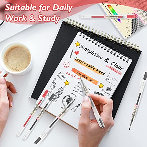 Gel Ink Pens Bolígrafo de Punta Fina Negro 12 Unidades miniatura 7