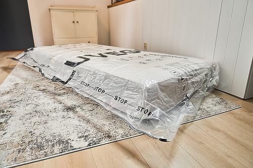 Luvego Vakuumbeutel Matratze 240x130CM - 1 Stück XXL, Aufbewahrungstasche für Matratzen, Vakumierbeutel Geeignet für Matratzen, Platzsparende Vacuum Bags, Staub,motten und feuchtigkeitsfreie Bewahrung – Bild 5