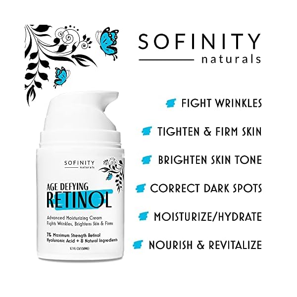 Retinol Cream for Face – Non Greasy Anti Aging Face Moisturizer for Women & Men - Anti Wrinkle Face Cream – Crema Para…