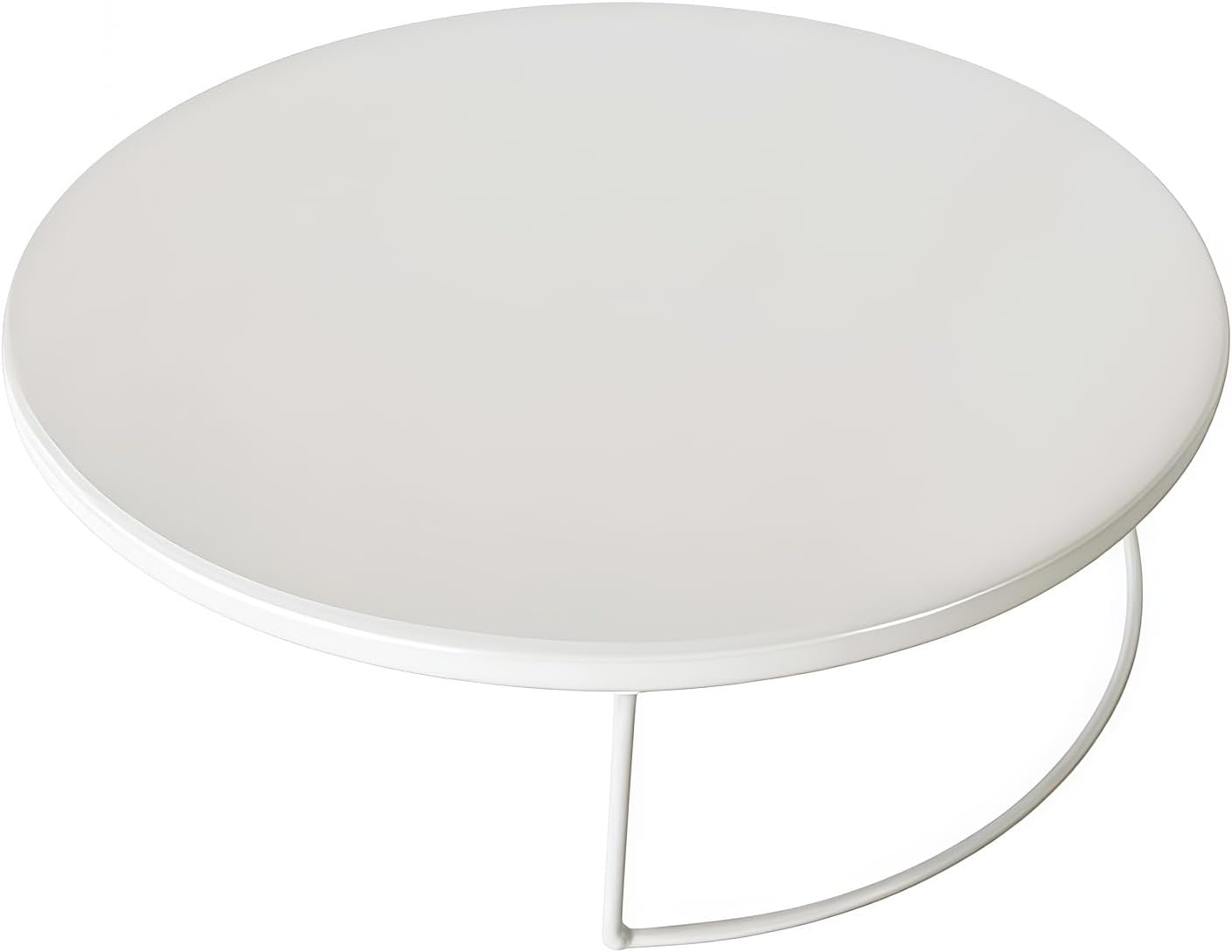 3 Pcs Half-circle Nesting Metal Cake Stand Set, 8/10/12 inch Dessert Table Display, Perfect for Baby Showers, Weddings, Birthdays (White)