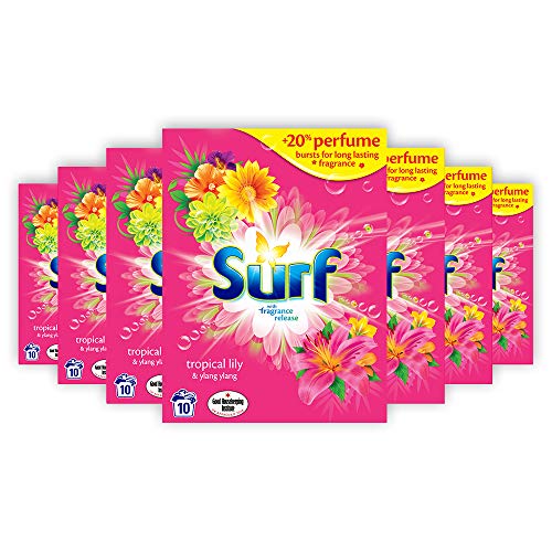 Surf Tropical Laundry Detergent Powder 650g (Pack of 7)