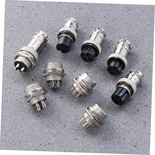 Conector de Aviación OSALADI 5 Piezas Plateado miniatura 6
