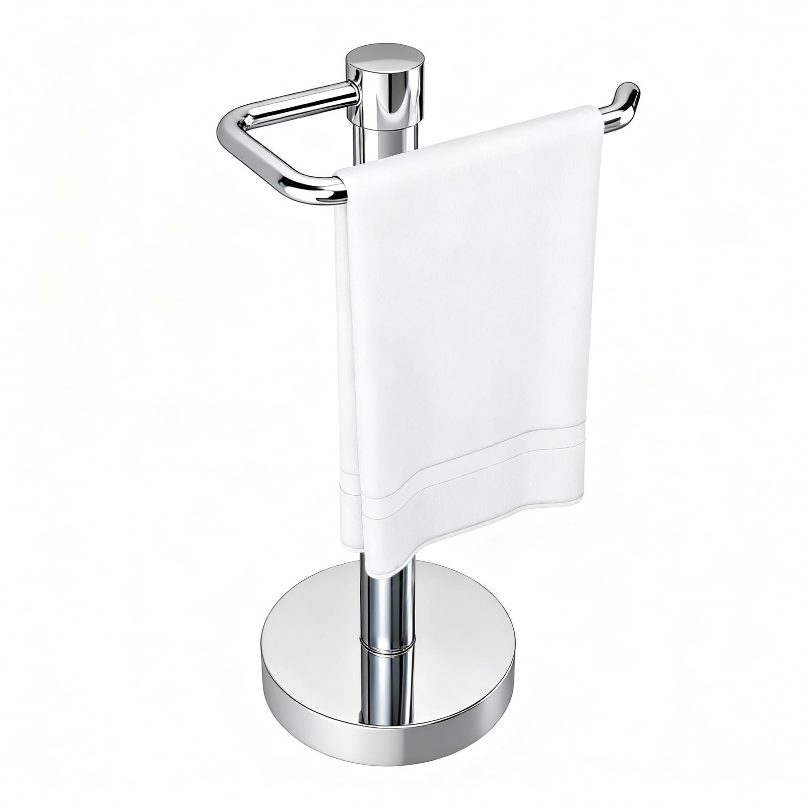 YUMORE Hand Towel Holder Stand Countertop, Pro Max Chrome