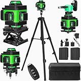 【Batería de alto rendimiento】: Nivel láser transversal autonivelante 4 × 360 ° , con 2 baterías recargables de 2600 mAh. Una batería necesita cargarse durante 3 horas y dos baterías de alta capacidad de 2600 mAh pueden funcionar hasta 12 horas. Interfaz de carga de tipo C para una carga rápida y sencilla. Las baterías pueden cargarse por separado y extraerse e instalarse rápidamente.