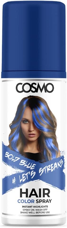 Bold Blue Hair Color Spray 100Ml