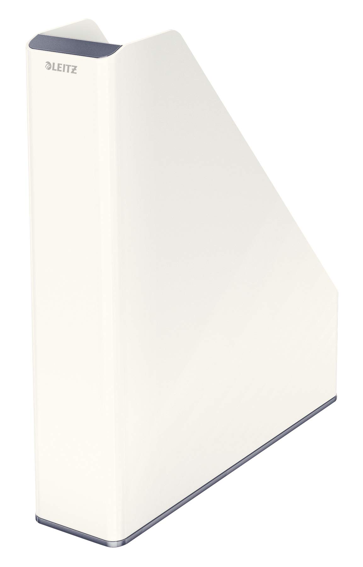Leitz Wow 53621001 Duo Colour - Archivador de revistas (4 unidades), color blanco