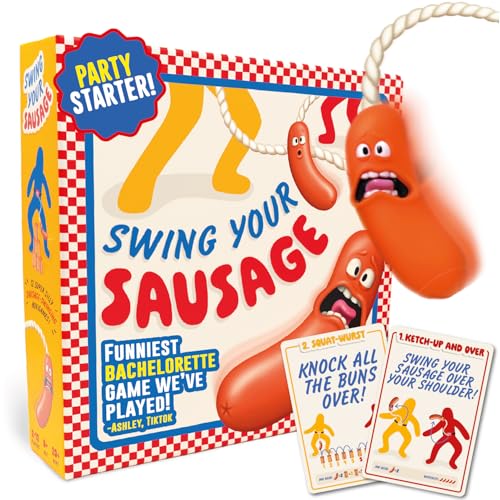 Right or Racist Lucky Egg Swing Your Sausage - Fun Family Party Games for Groups - Indoor Games for Adults and Kids...