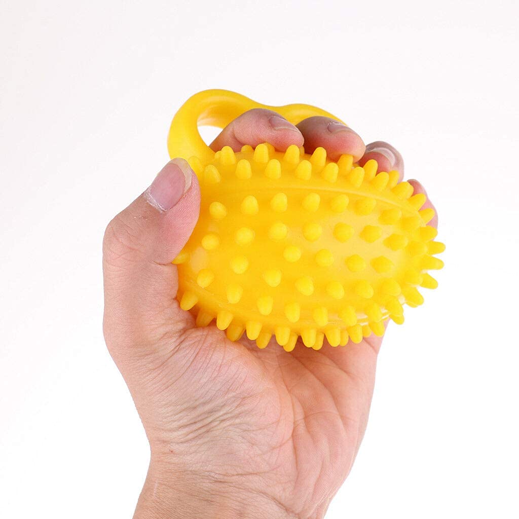 Ubersweet® Imported Spicky Finger Exerciser Ball Hand Grip Strengthener for Elderly Patients_76787-image-44