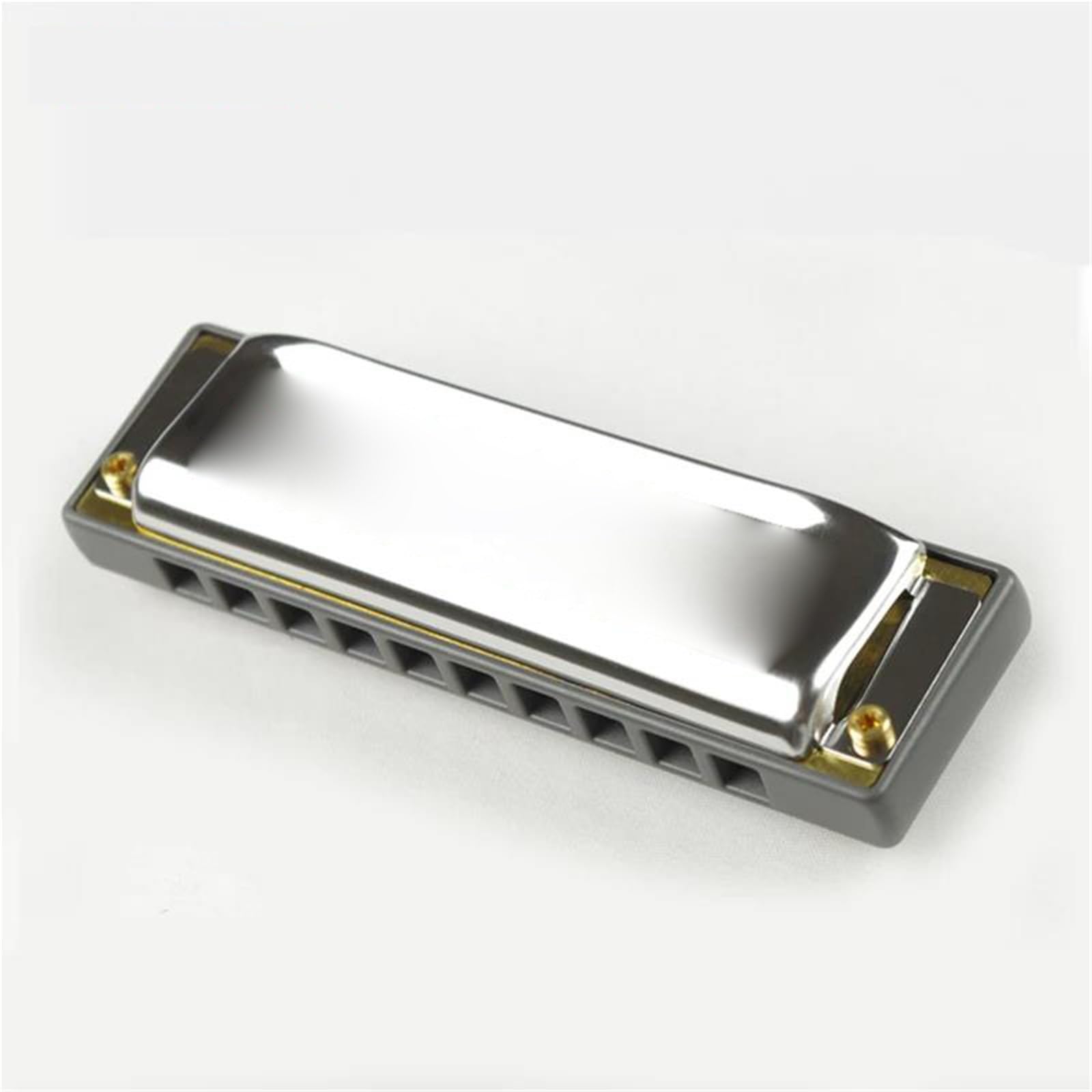 Harmonijka Ustna 10-otworowa Diatoniczna Harmonijka Z Żywicy Grzebieniowej Blues Harp Key Of CDAEFG(F Tone)