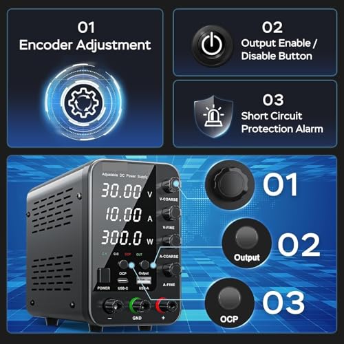 Alimentation DC variable BPS305 contre les surtensions de circuit - 2