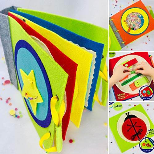 Amazon.com: Premium Quiet Book for 3 Year Old - Kids Travel Toys ...