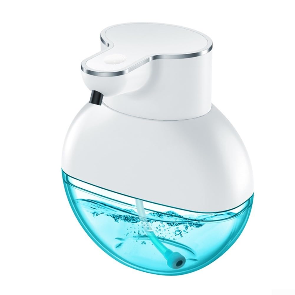 Dispenser automatico di sapone in schiuma a induzione a parete Touchless Smart Machine per bagno cucina ABS bianco 12x8x12cm