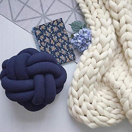 Viyear Chunky Knit Blanket Soft Handmade Knitting Throw Bedroom Sofa Decor Super Large Ivory White 40"X59'' #TOP6