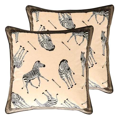 patdrea Designer Velvet Throw Pillow Cover,Set of 2,18"x18"-BrigittaB