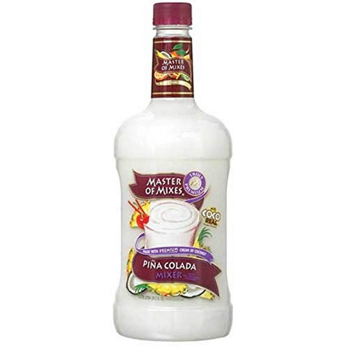 Master Of Mixes Pina Colada Mix, 1.75 Liter Bottle