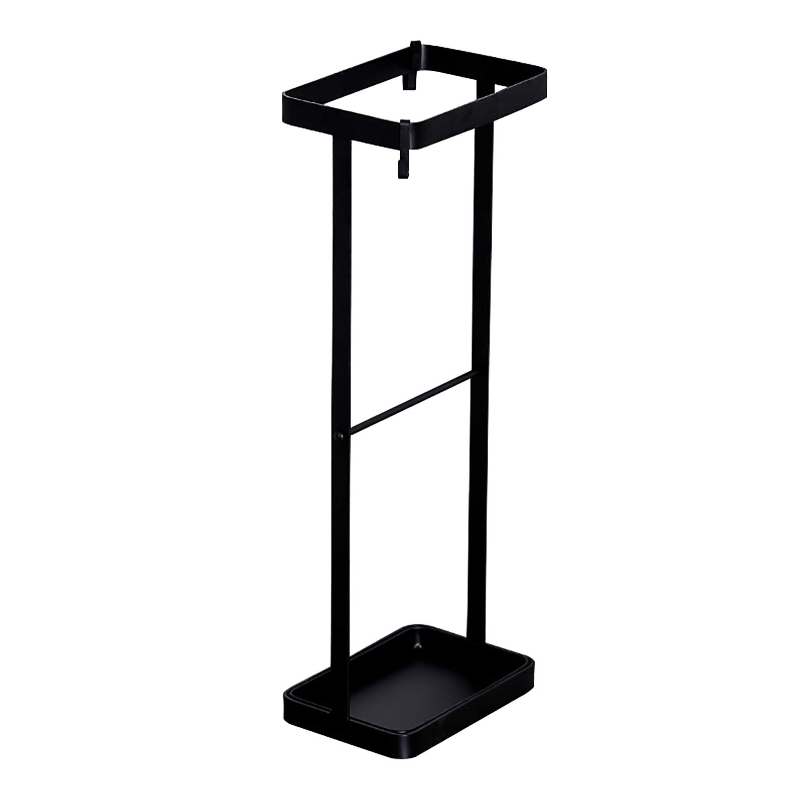 Porte-parapluie autoportant avec bac d'égouttage amovible pour entrée