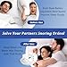 Anti Snoring Devices, Electric Anti Snoring Device, Effective Snoring Prevention, Sleep Apnea Devices for Men and Women, Adjustable Wind Speed, Suitable for All Nose Shapes, White