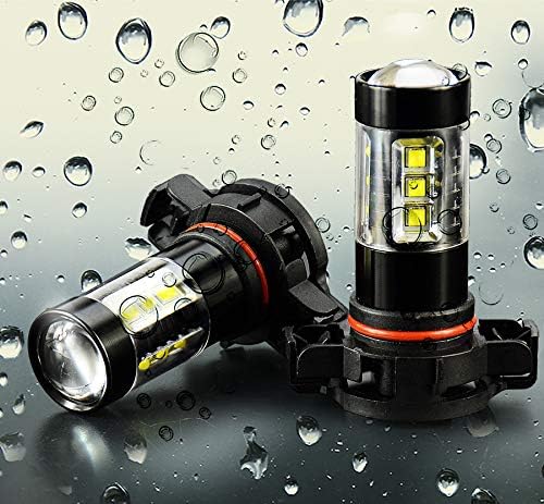 JDM ASTAR Bright White Max 80W High Power 5202 5201 LED Fog Light Bulbs